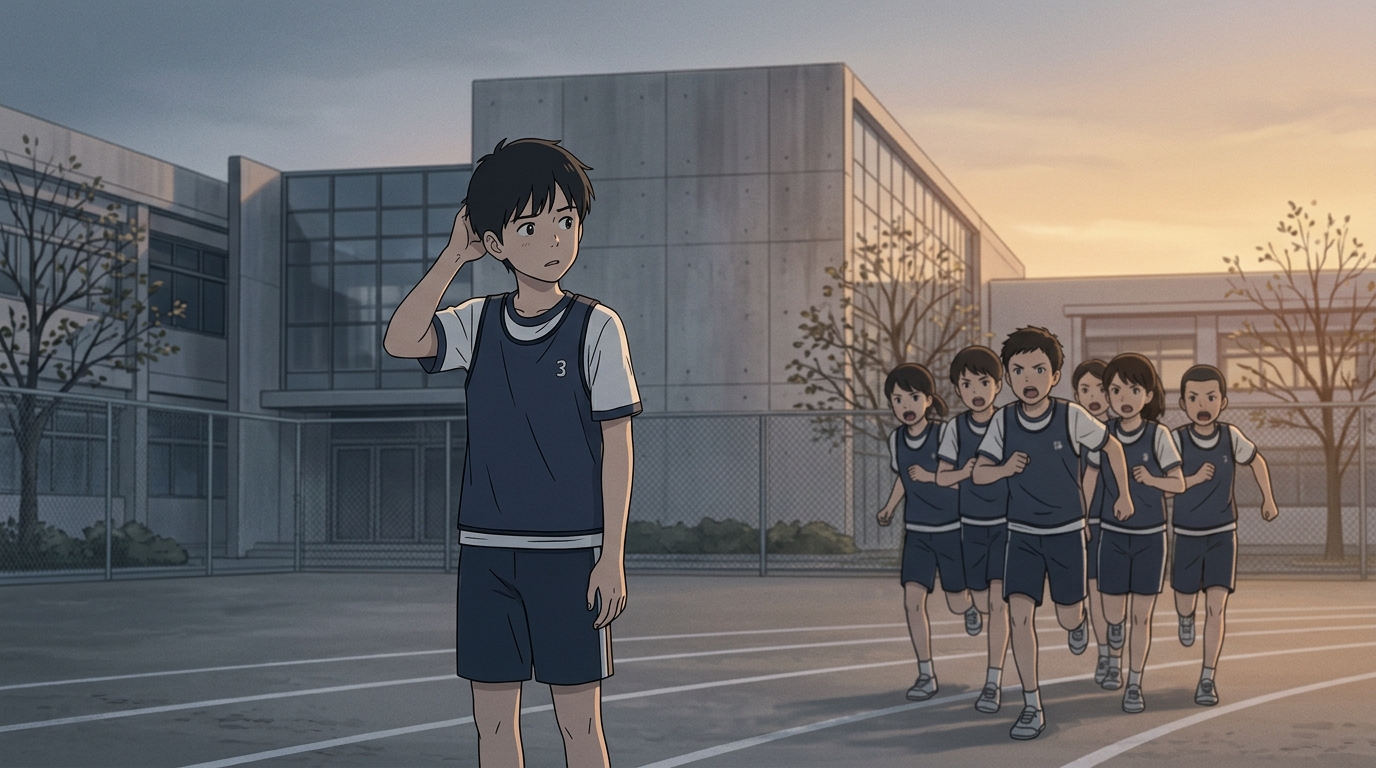 部活で疑問を感じる中学生