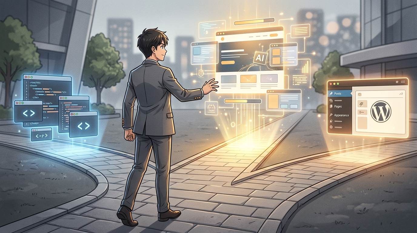 ホームページを自作するなら静的サイト・WordPress・AI、どれがいい？SEO14年の結論