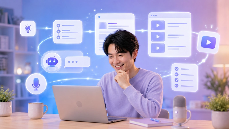 youtubeの台本自動化_構築イメージサムネイル